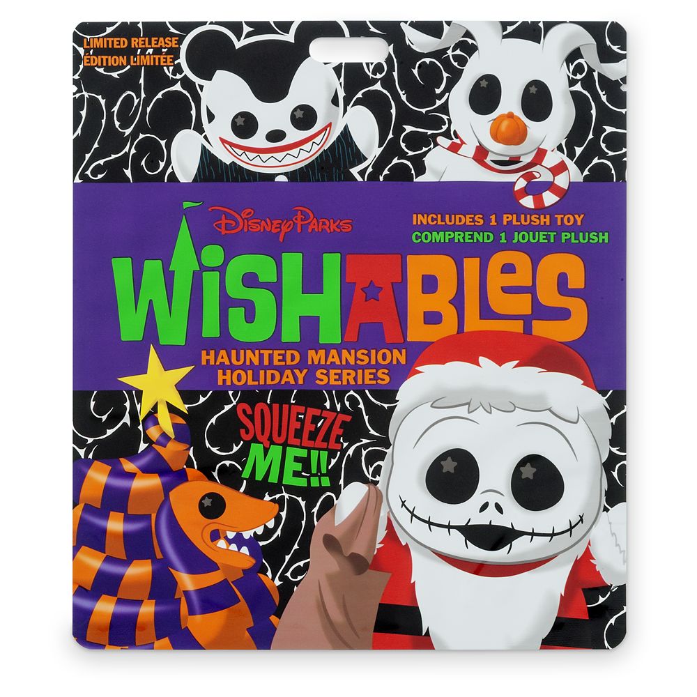Disney Parks Wishables Mystery Plush – The Haunted Mansion Holiday Series