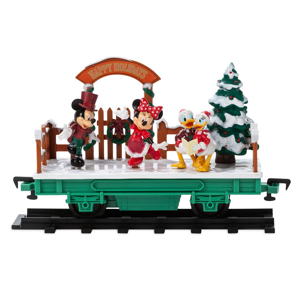 disney train set for christmas tree