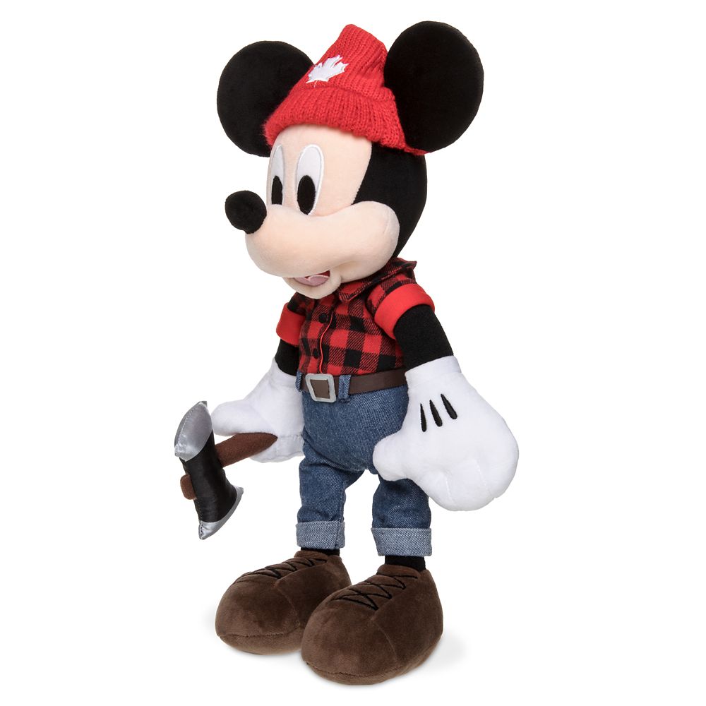 Lumberjack Mickey Mouse Plush – Canada – World Showcase – Small – 13''
