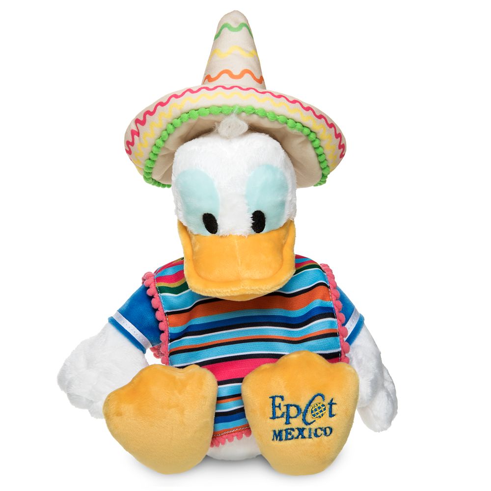 Caballero Donald Duck Plush – Mexico – World Showcase – Small – 13''