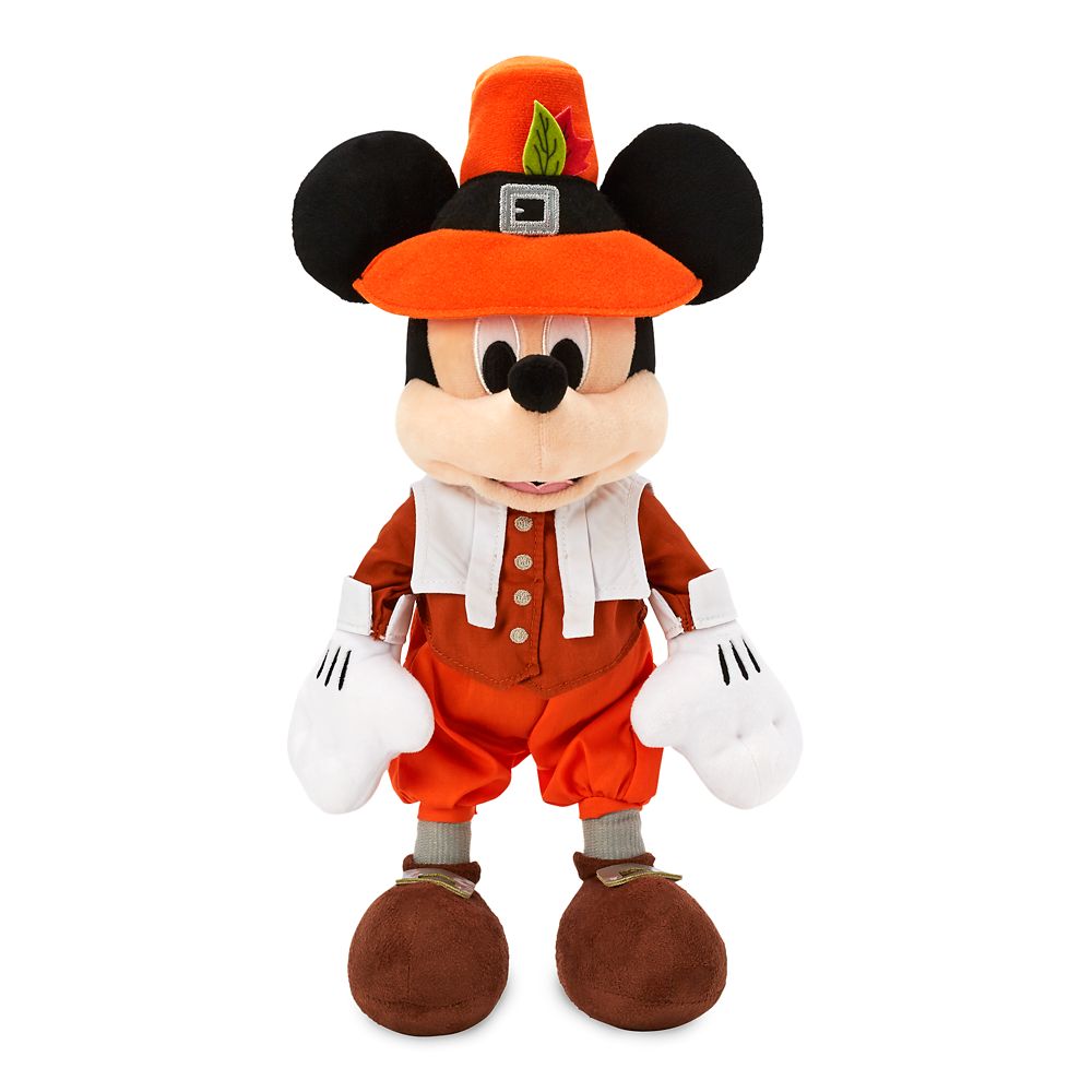 Mickey Mouse Pilgrim Plush &ndash; Thanksgiving &ndash; Small &ndash; 12''