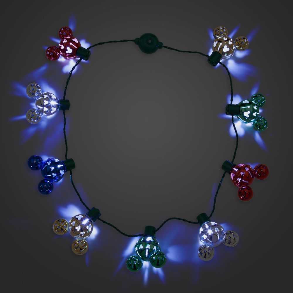 Mickey Mouse Icon Jingle Bell Light-Up Necklace