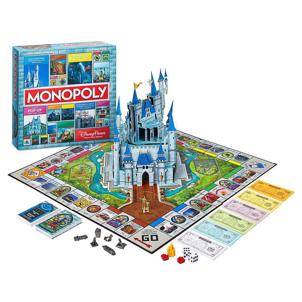 medaillewinnaar jungle inschakelen Disney Parks Theme Park Edition Monopoly Game | shopDisney