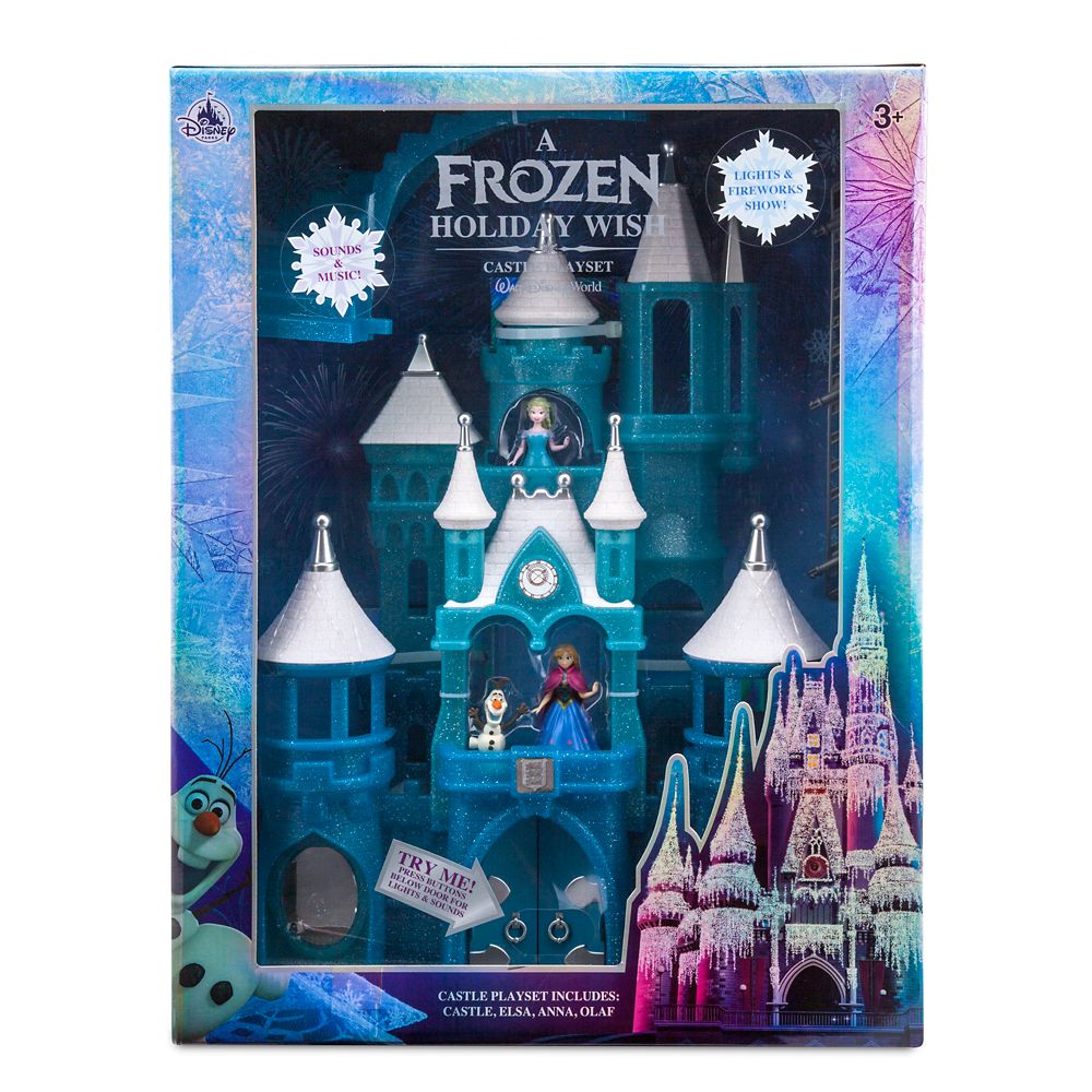 Frozen Holiday Wish Walt Disney World Castle Play Set