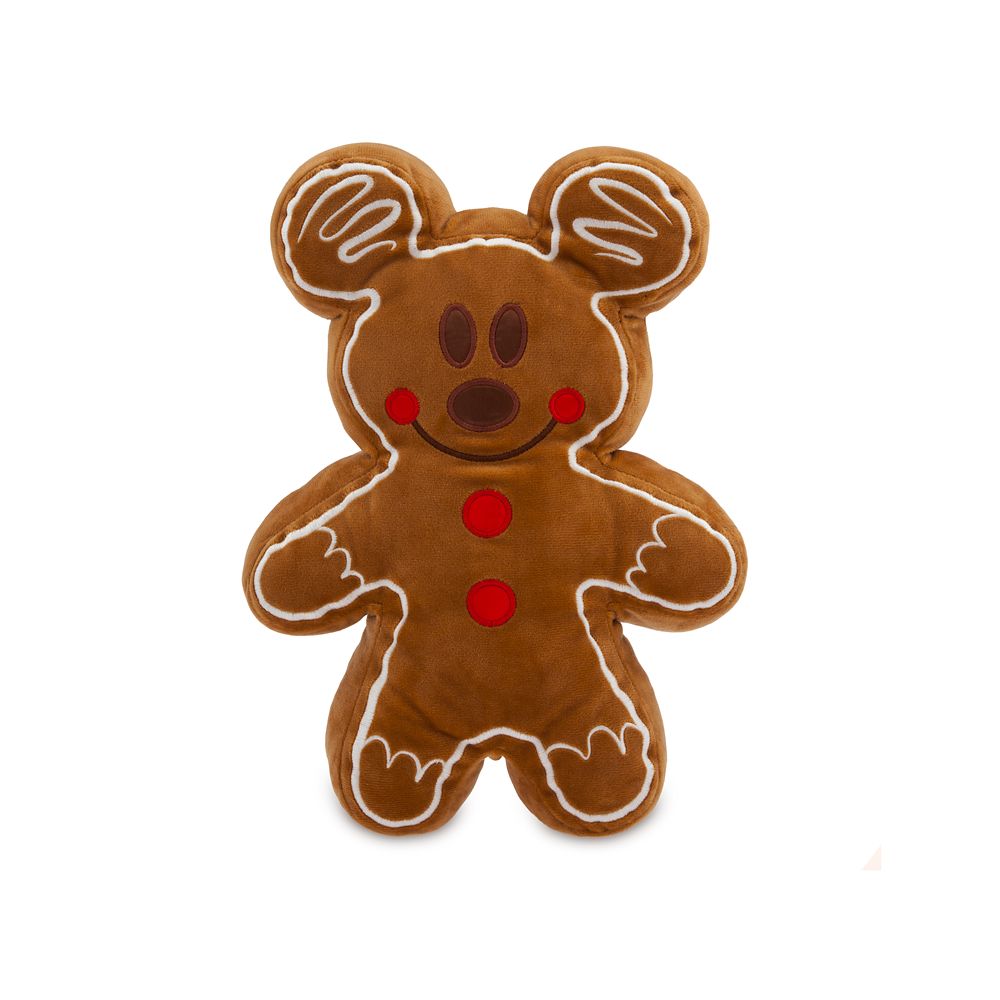 Mickey Mouse Gingerbread Cookie Plush – Scented – Small – 12''