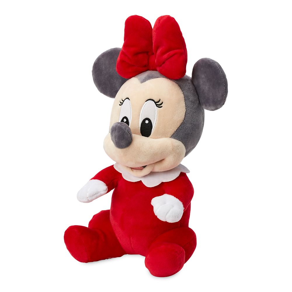 Disney Babies Minnie Mouse Holiday Plush Doll in Pouch – Small – 12''