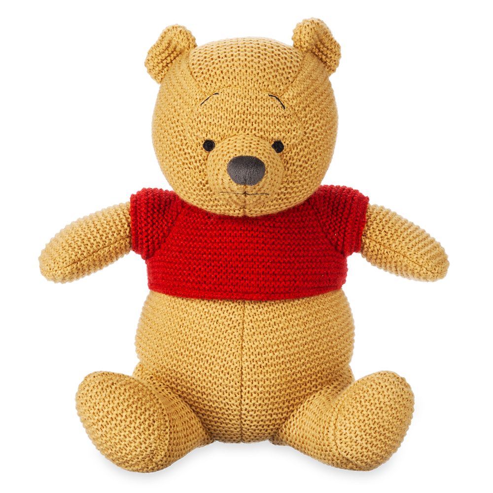 winnie the pooh knit plush