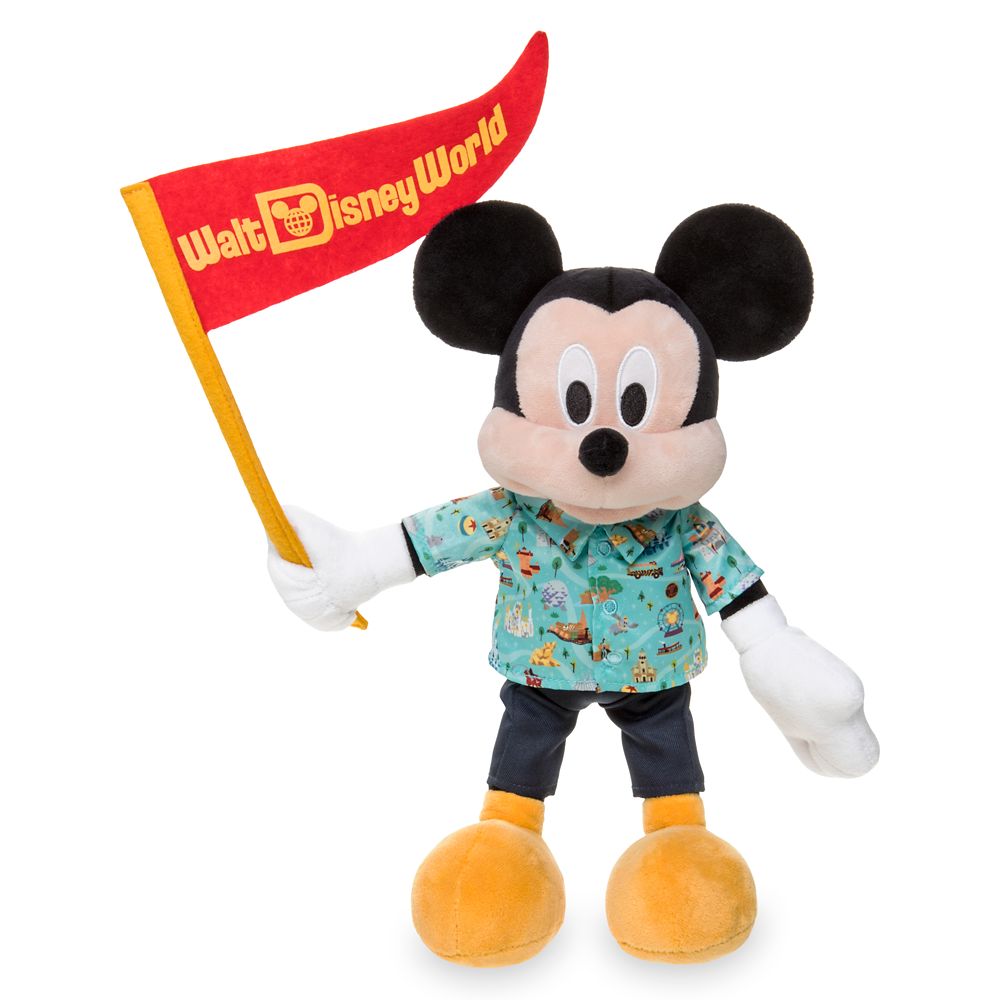 Mickey Mouse Park Life Plush – Walt Disney World – Small – 12''