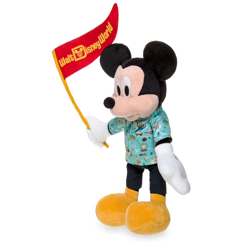 Mickey Mouse Park Life Plush – Walt Disney World – Small – 12''