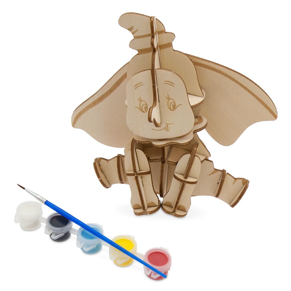 Dumbo 3D Wood Model and Paint Set – Disney Ink & Paint