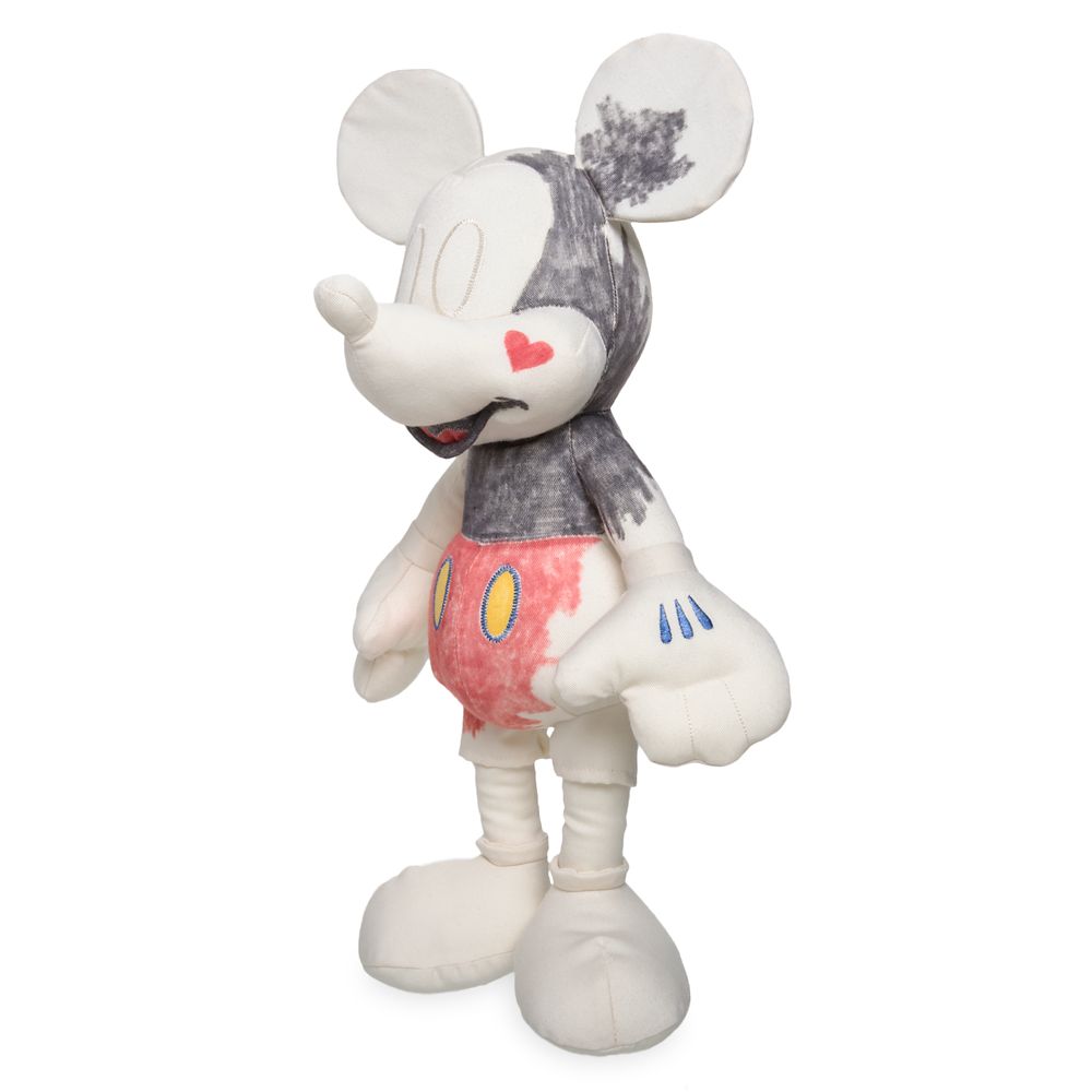 Mickey Mouse Colorable Plush and Tote with Marker Set – Disney Ink & Paint