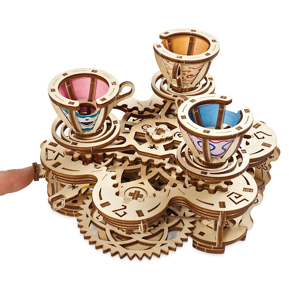 Disney Parks Mad Tea Party Attraction Wooden Puzzle by UGears