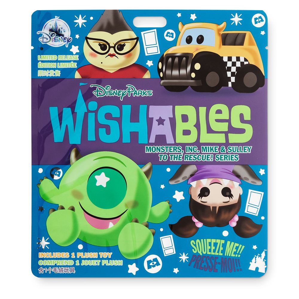 Disney Parks Wishables Mystery Plush – Monsters, Inc. Mike & Sulley to the Rescue Series – Micro – Limited Release