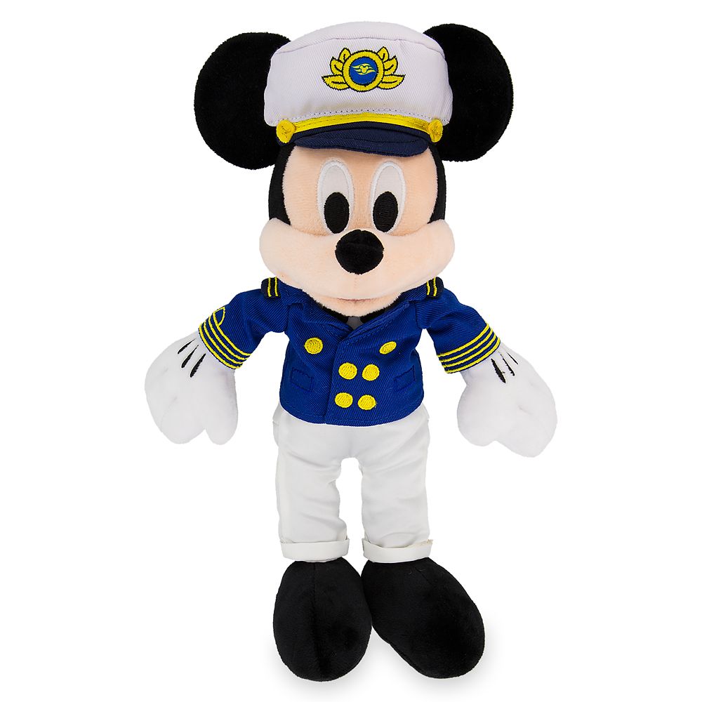 Captain Mickey Mouse Plush – Disney Cruise Line – 11''