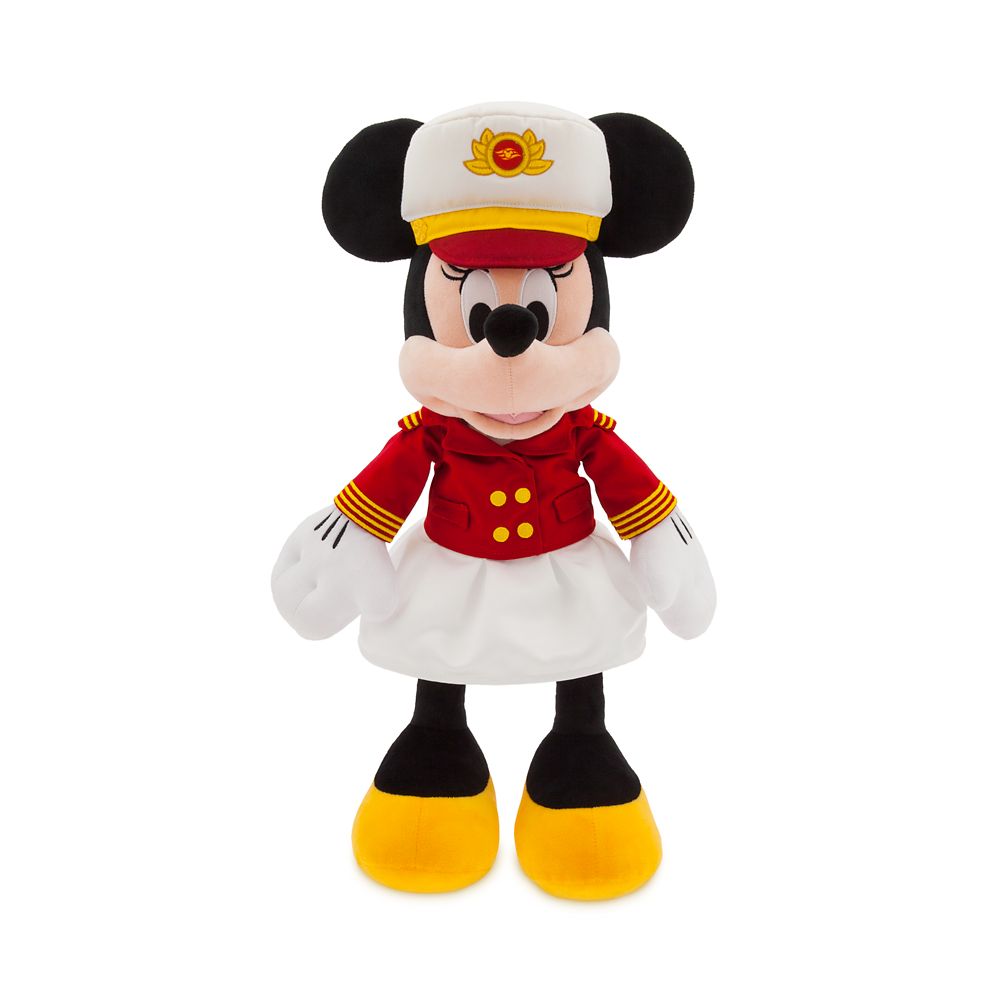 Captain Minnie Mouse Plush – Disney Cruise Line – Medium – 18''