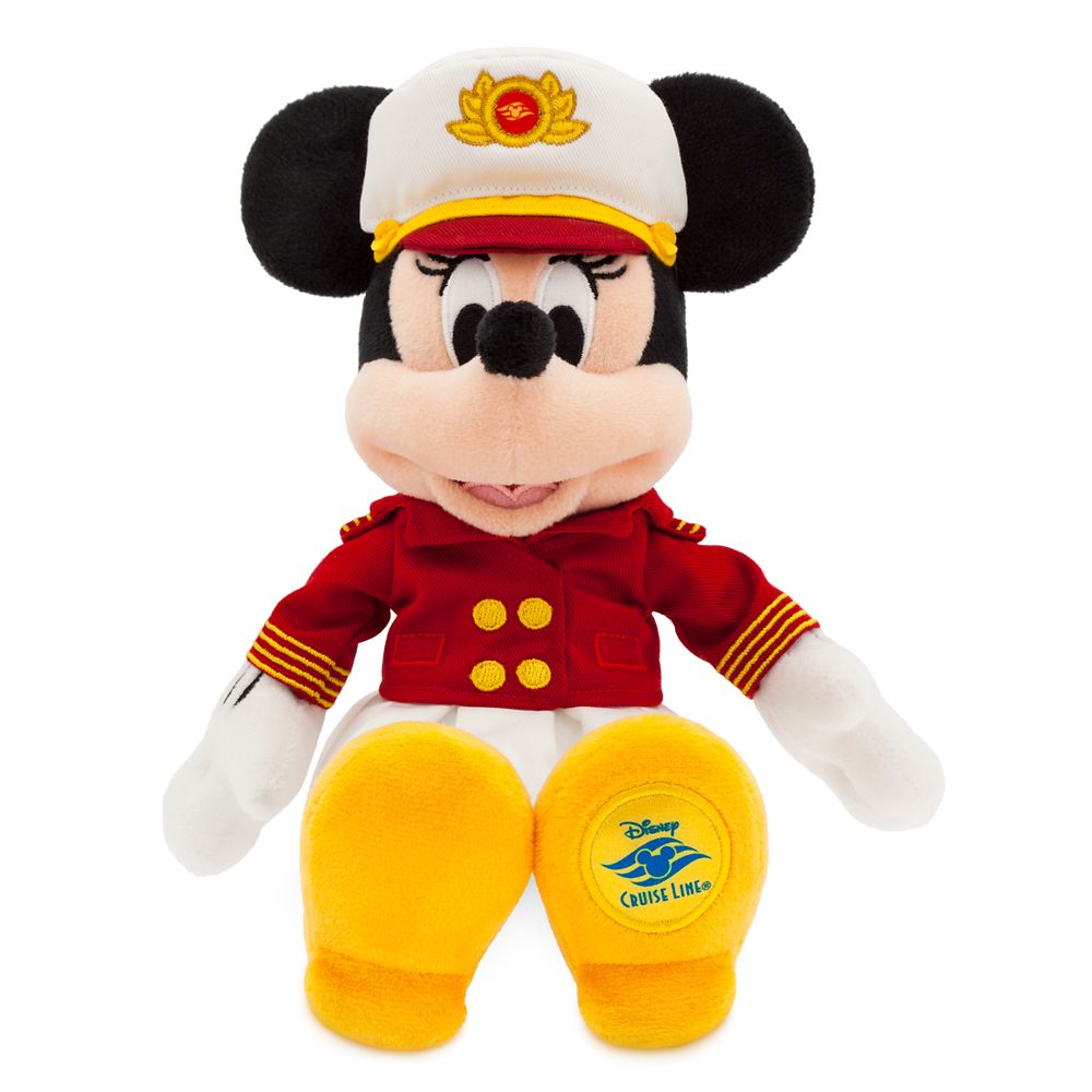 Captain Minnie Mouse Plush – Disney Cruise Line – Small – 11''