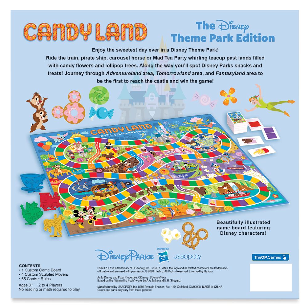 Candyland The Disney Theme Park Edition Game