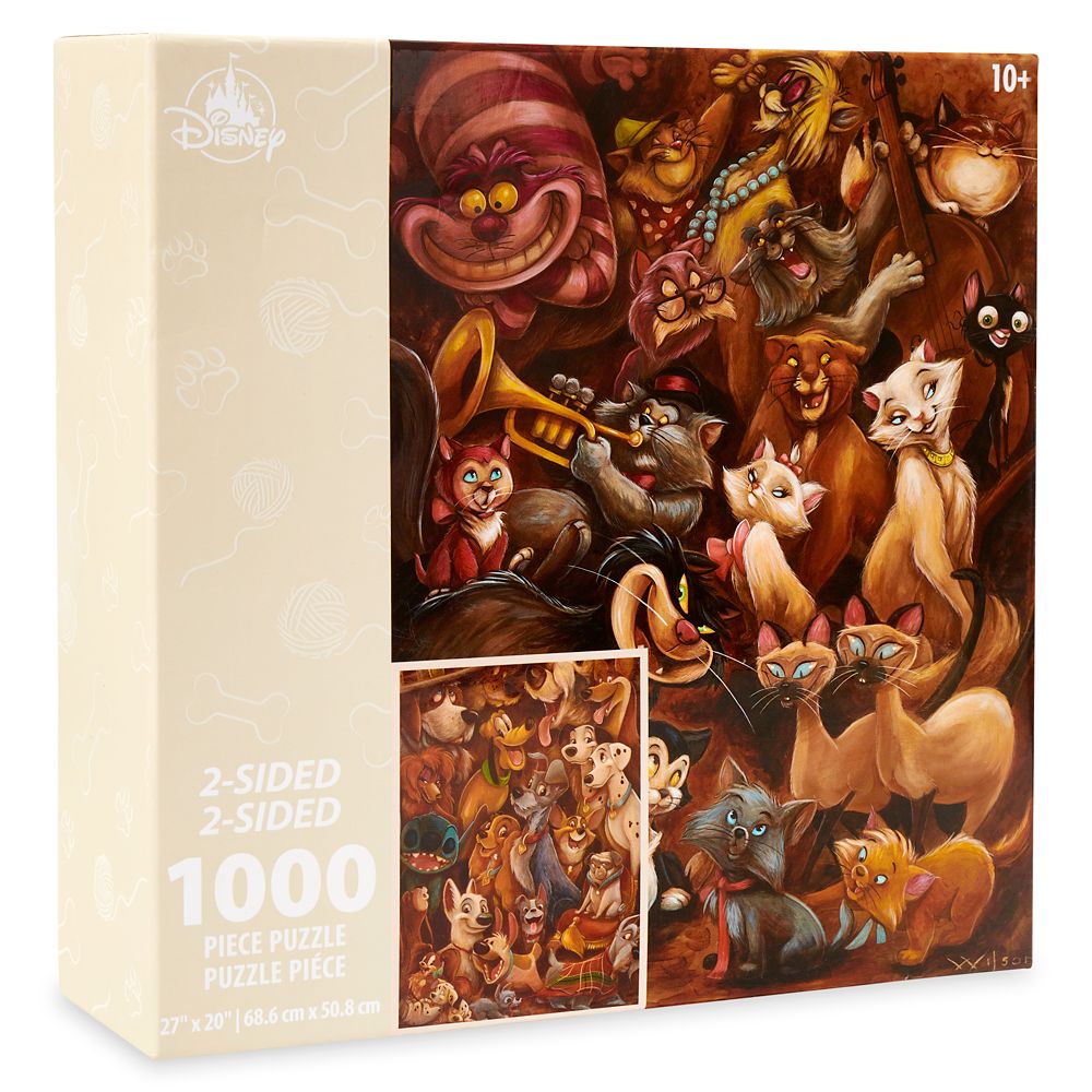 Disney Cats and Dogs Two-Sided Puzzle