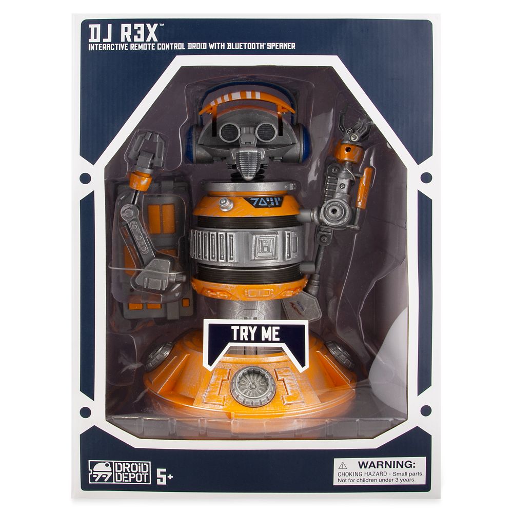 DJ R3X Interactive Remote Control Droid with Bluetooth Speaker – Star Wars: Galaxy's Edge