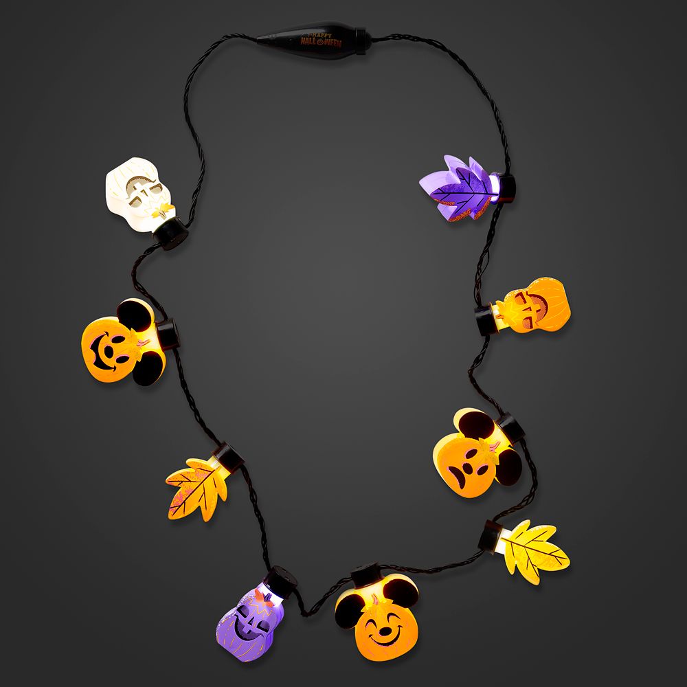 Mickey Mouse Happy Halloween Light-Up Necklace