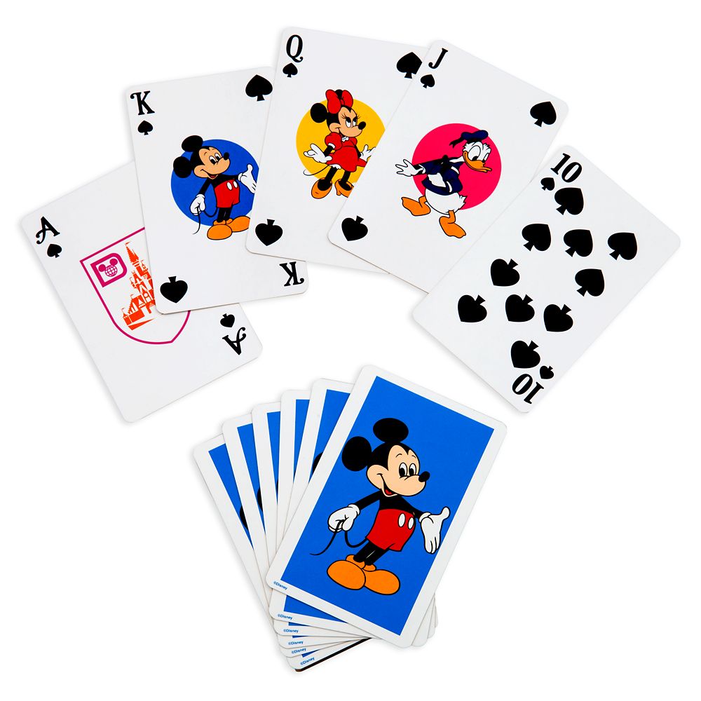 Mickey Mouse And Friends Playing Cards Walt Disney World 50th Anniversary Is Now Out Dis