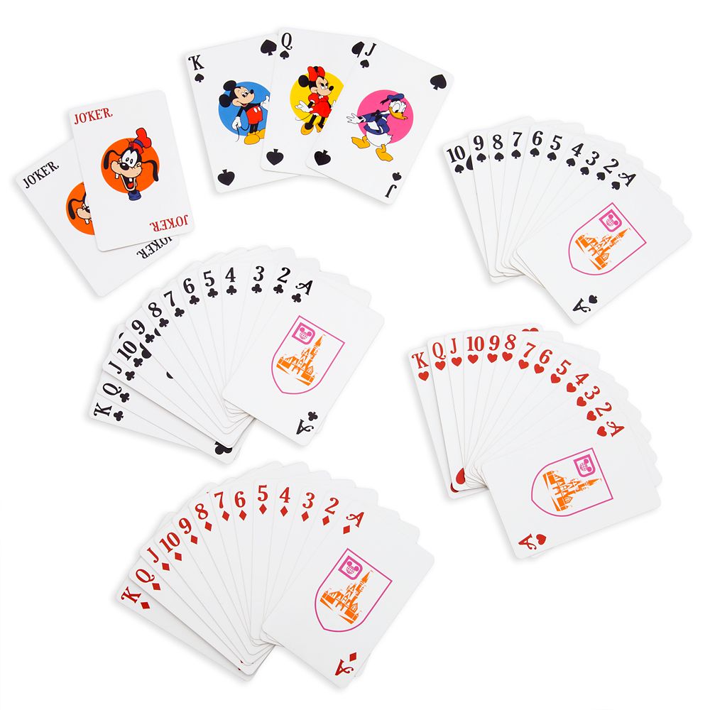 Mickey Mouse and Friends Playing Cards – Walt Disney World 50th Anniversary