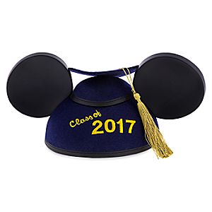 Mickey Mouse Graduation Ear Hat 2017 - Personalizable