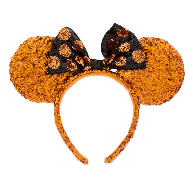 Minnie Mouse Halloween Ears Sequined Headband