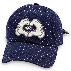 Sailor Minnie Mouse Bow Baseball Hat - Disney Cruise Line - Adults