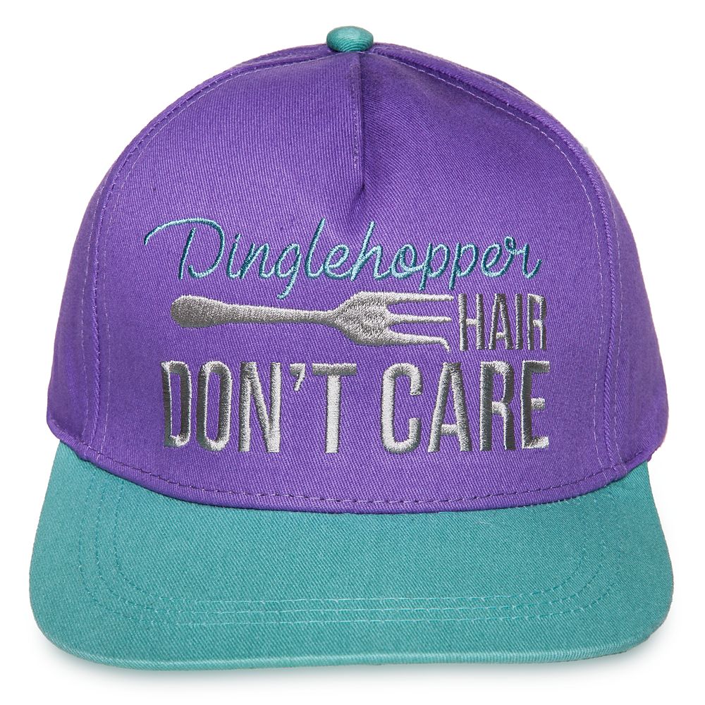 ''Dinglehopper Hair Don't Care'' Baseball Cap for Adults - The Little Mermaid