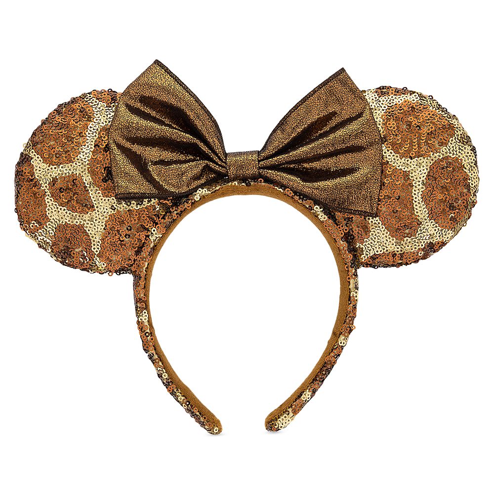 Minnie Mouse Animal Print Ear Headband Disney S Animal Kingdom