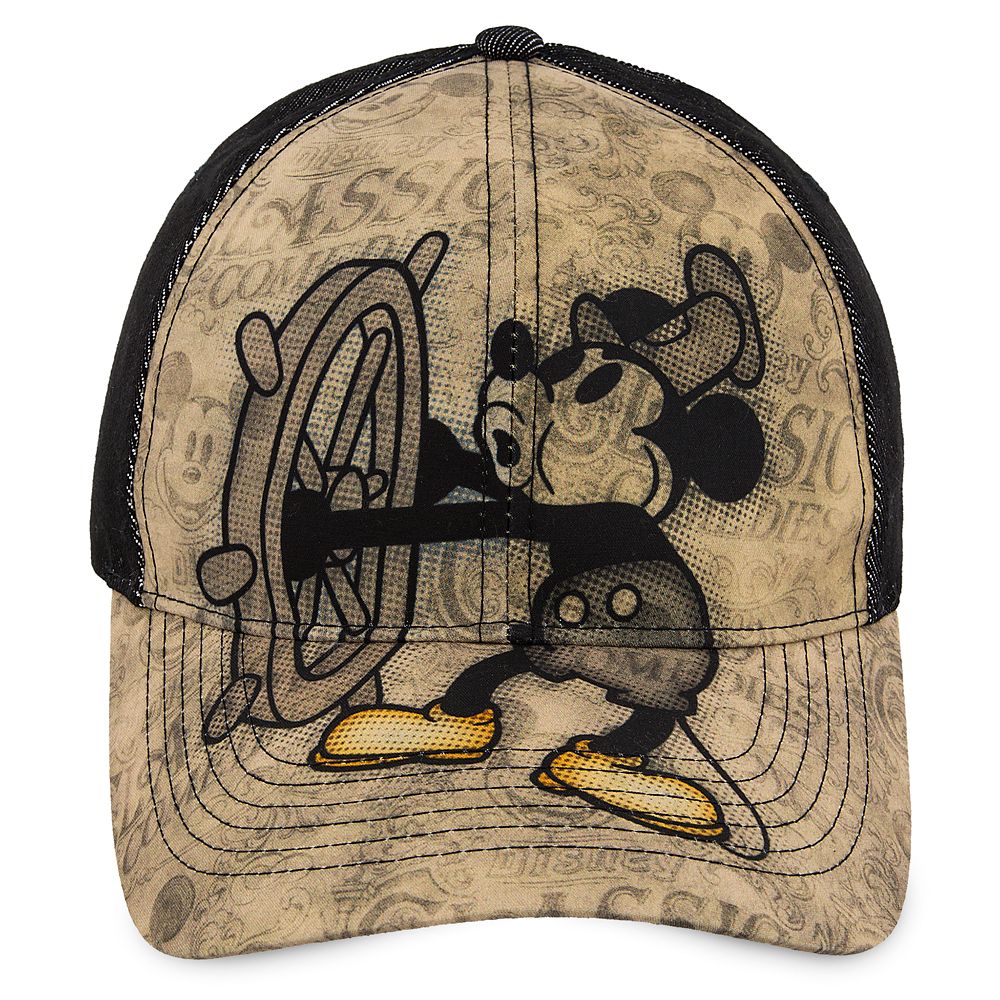 Mickey Mouse Steamboat Willie Baseball Cap for Adults – Walt Disney World