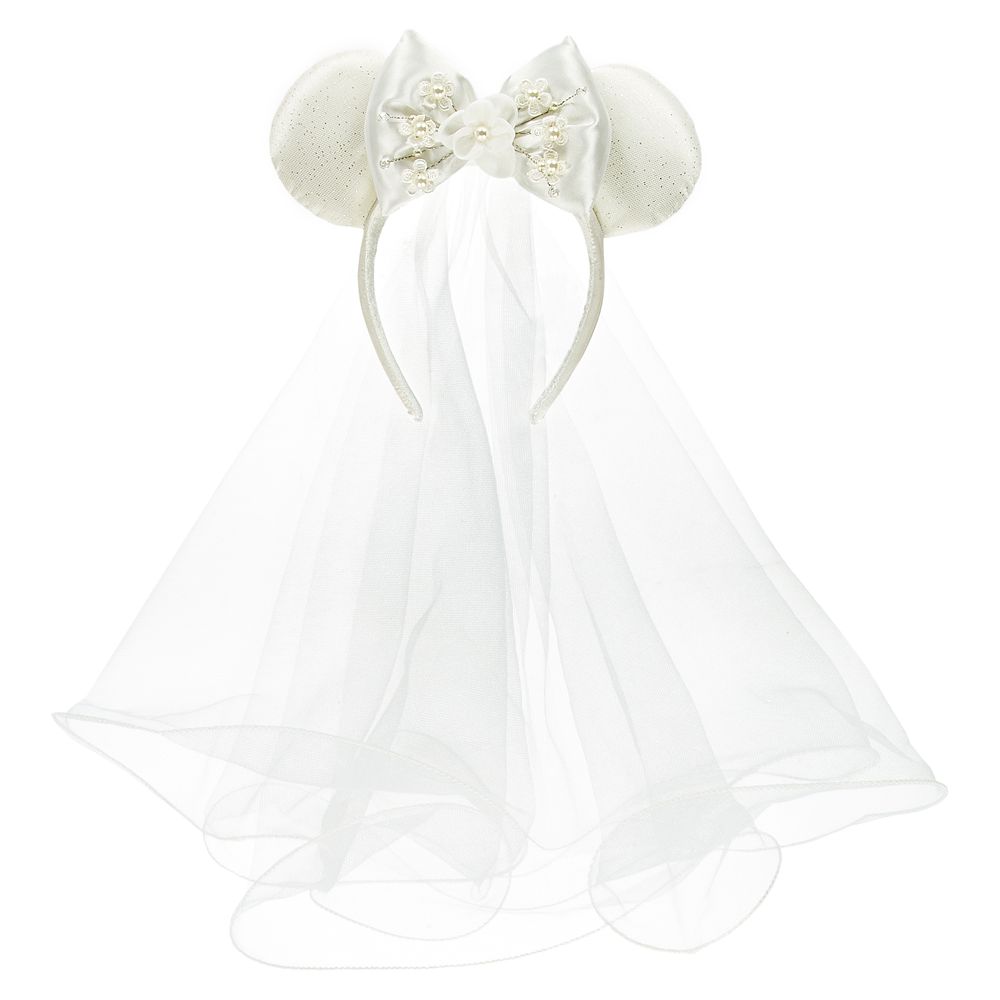 Minnie Mouse Bride Ear Headband