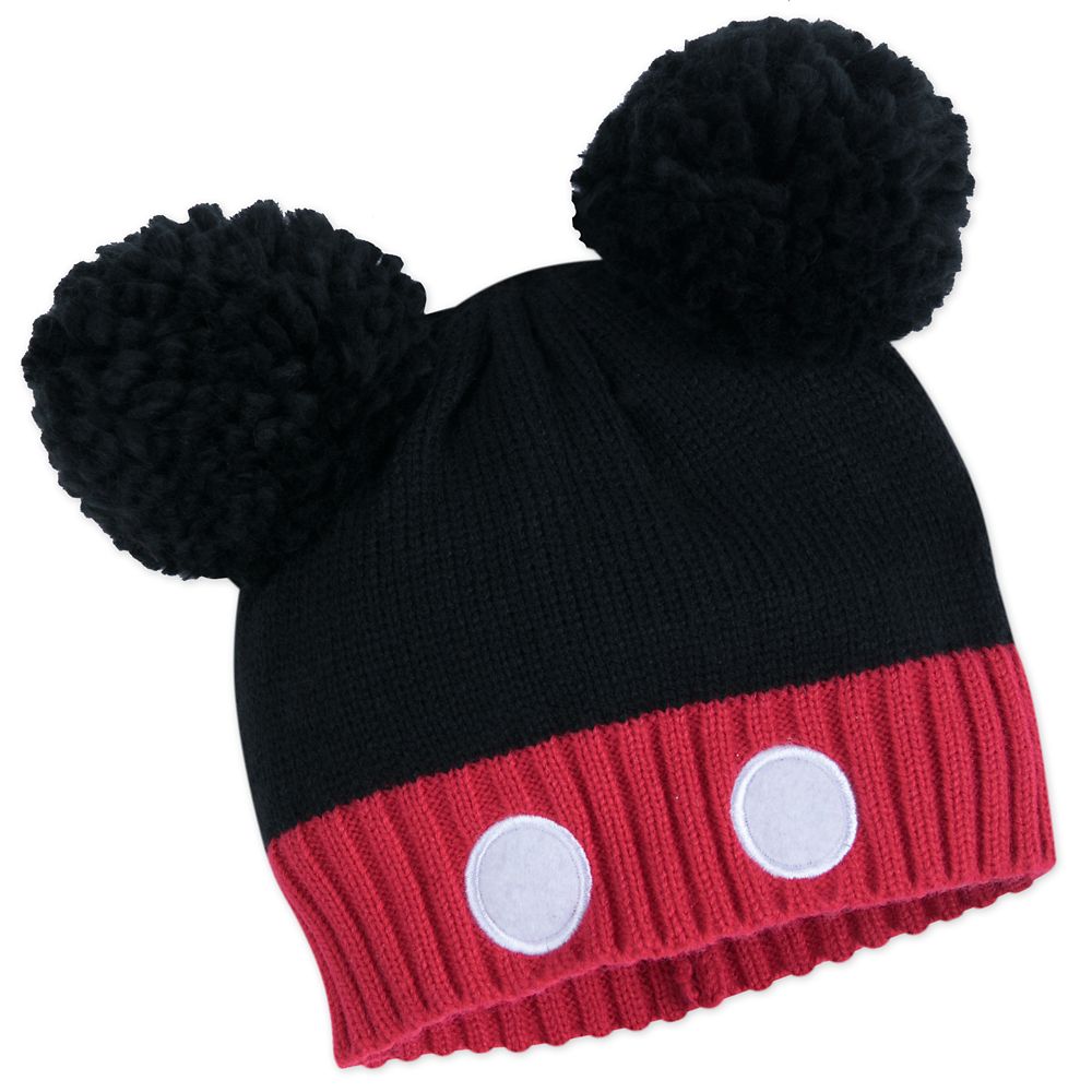 mickey pom pom hat