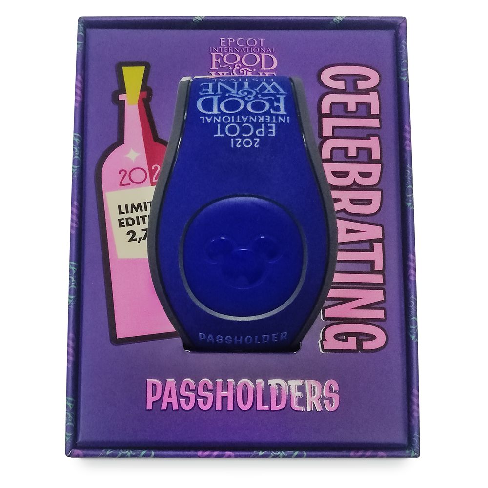 Figment MagicBand 2 – Epcot International Food & Wine Festival 2021 Annual Passholder – Limited Edition