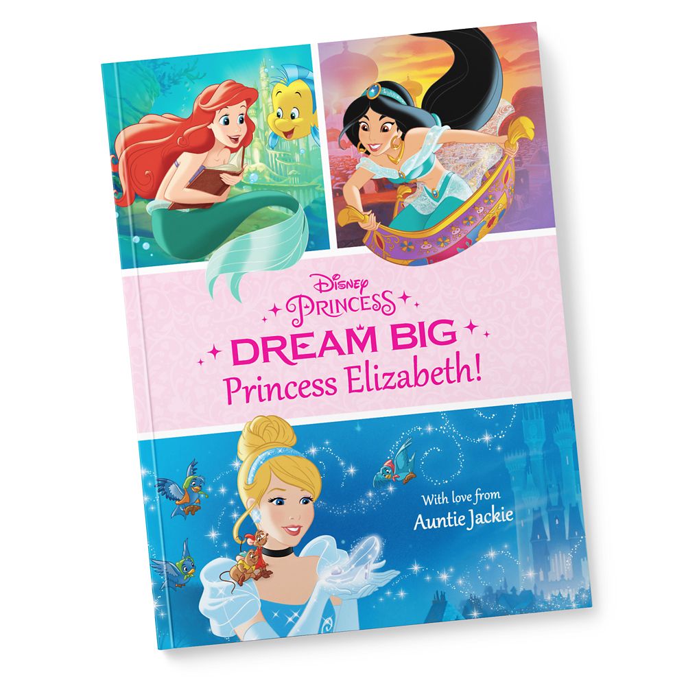 Disney Princess: Dream Big Book  Paperback  Personalizable