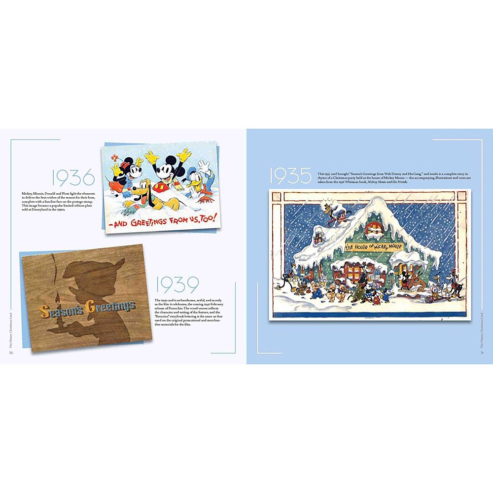 The Disney Christmas Card Book