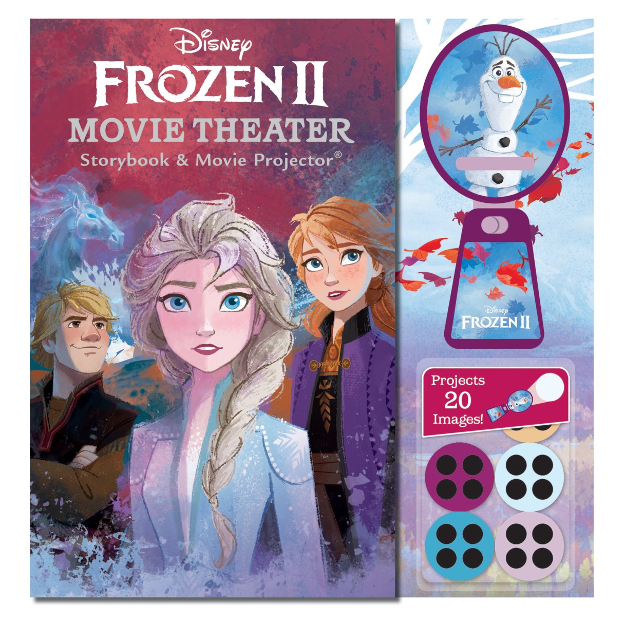 Frozen 2 Movie Theater Storybook and Movie Projector