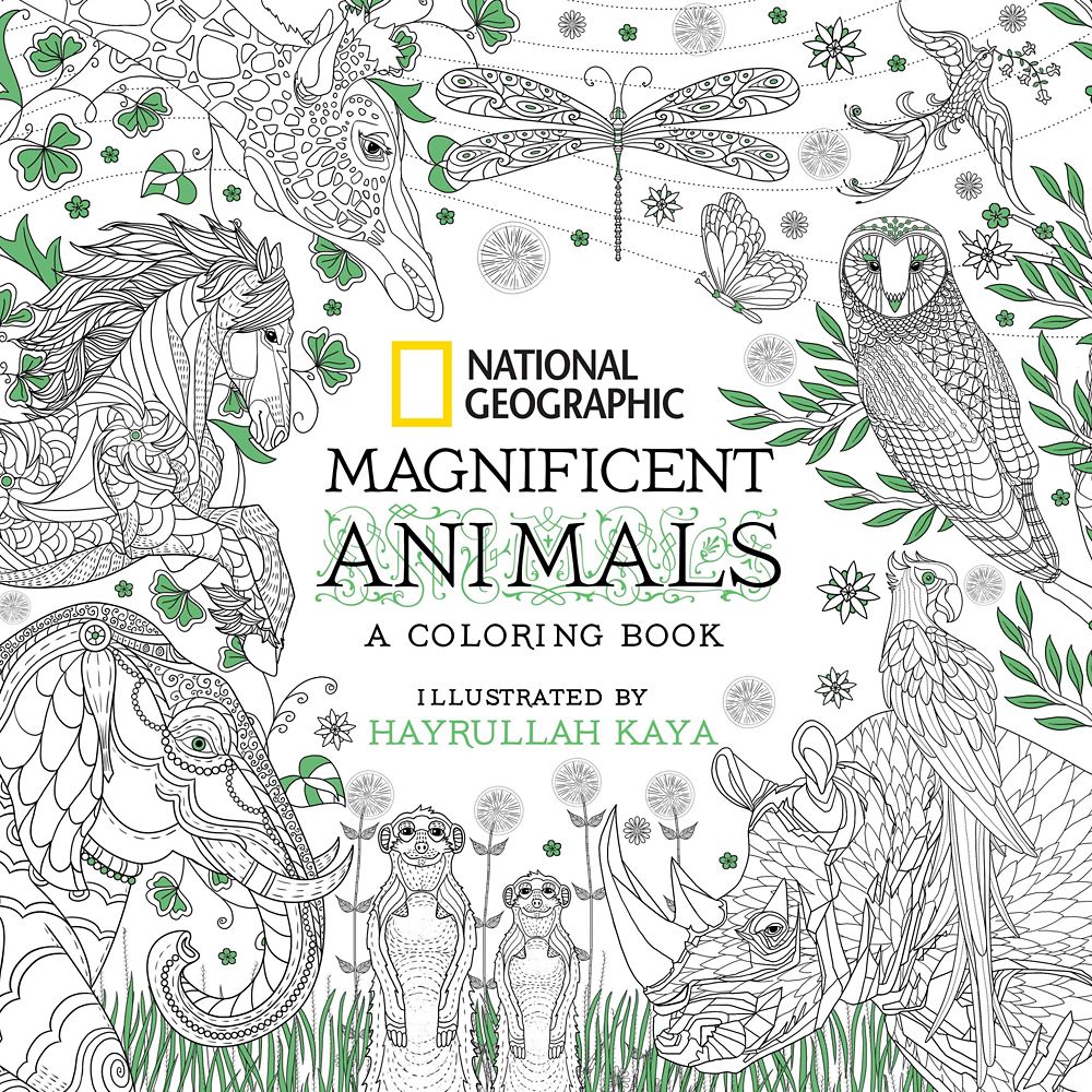 Magnificent Animals: A Coloring Book – National Geographic