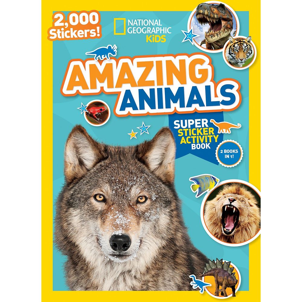 National Geographic Kids Amazing Animals Super Sticker Activity Book