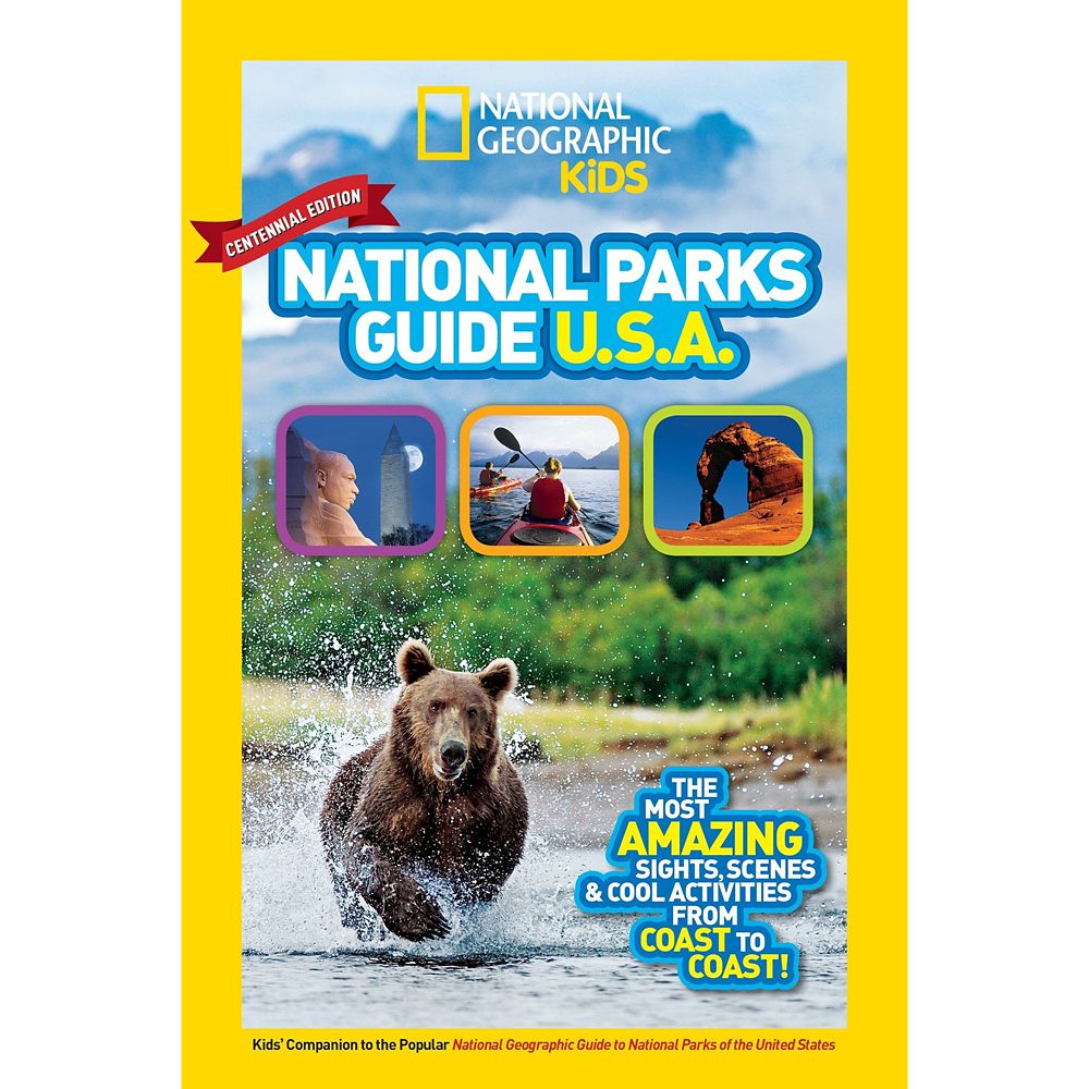 National Geographic Kids National Parks Guide USA Centennial Edition Book