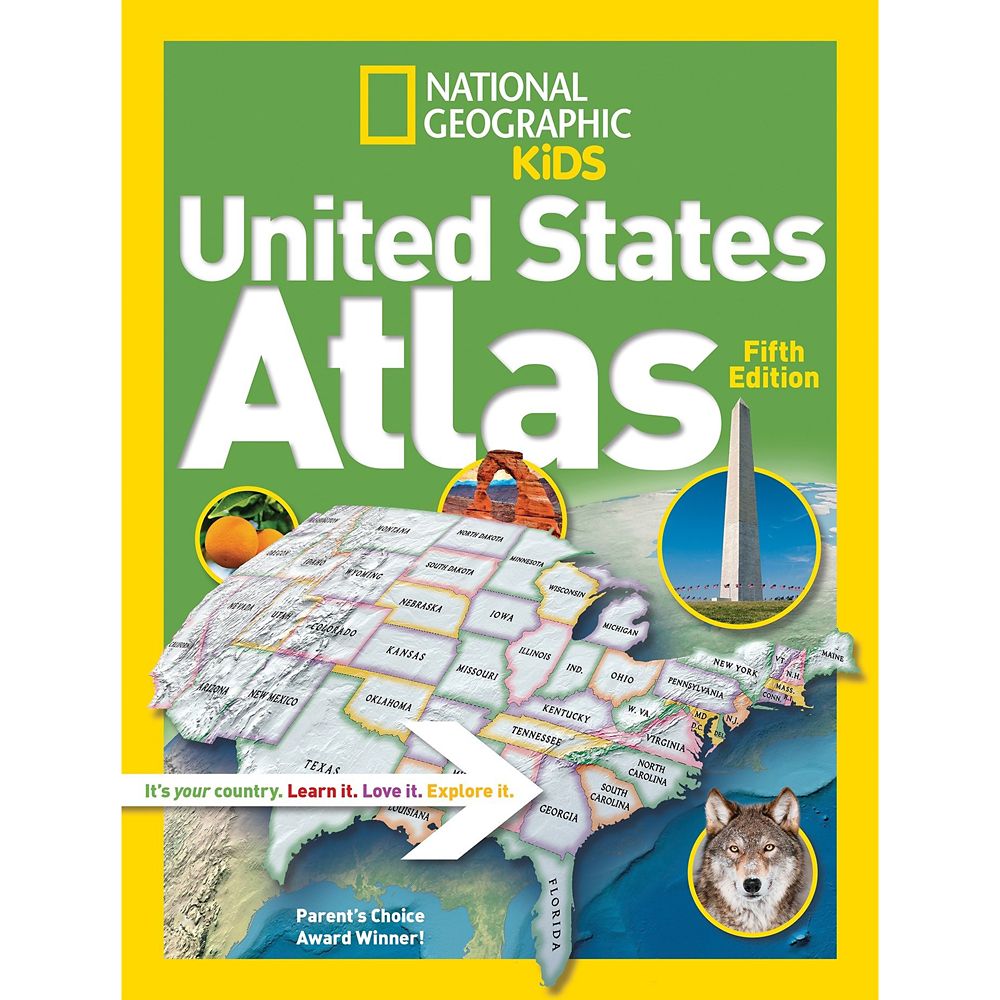 National Geographic Kids United States Atlas Book