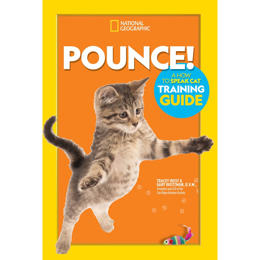 the godmother logo Pounce! a how to speak cat training guide book national geographic