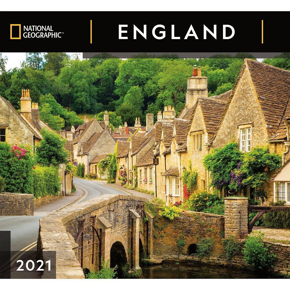 National Geographic 2021 England Wall Calendar