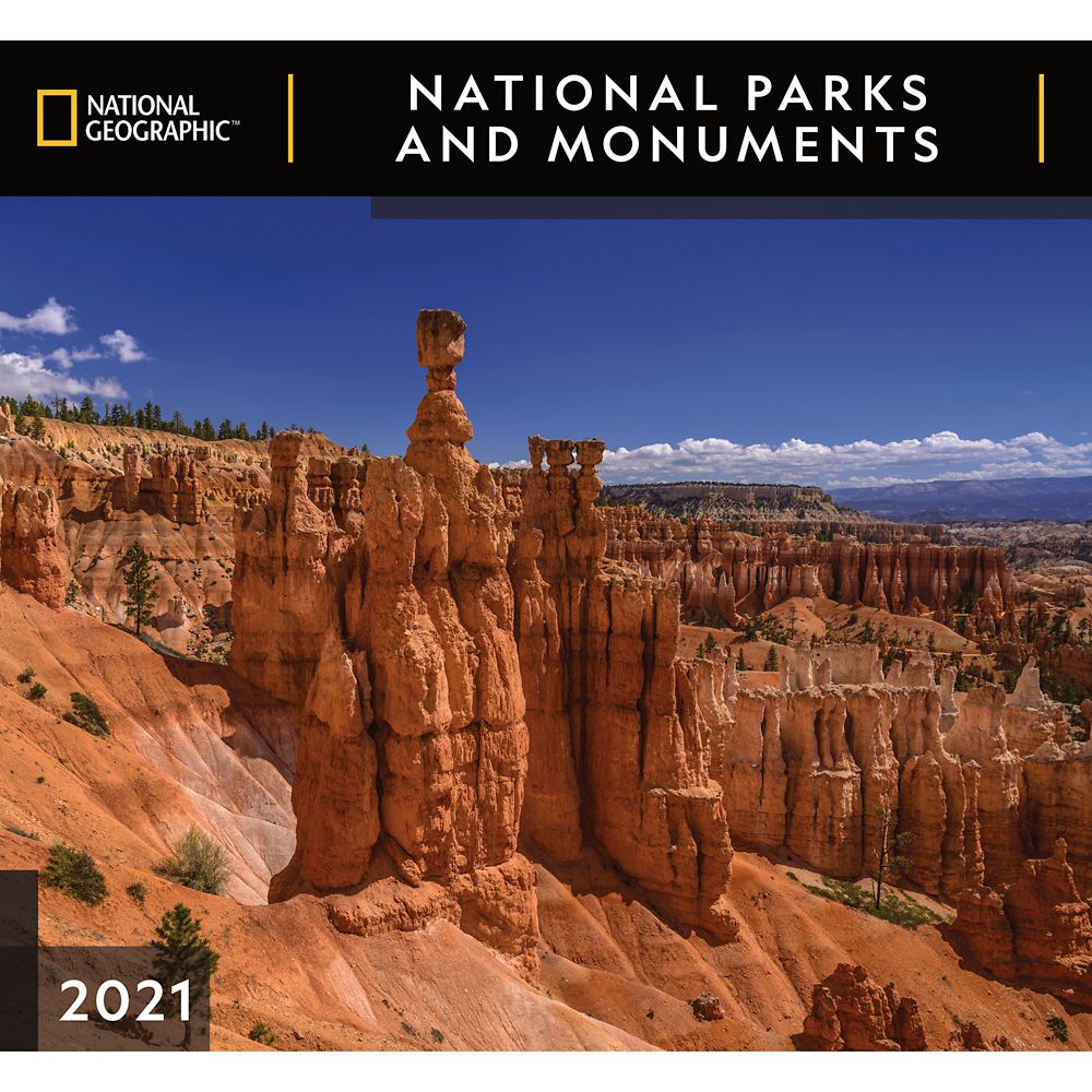 National Geographic 2021 National Parks and Monuments Wall Calendar