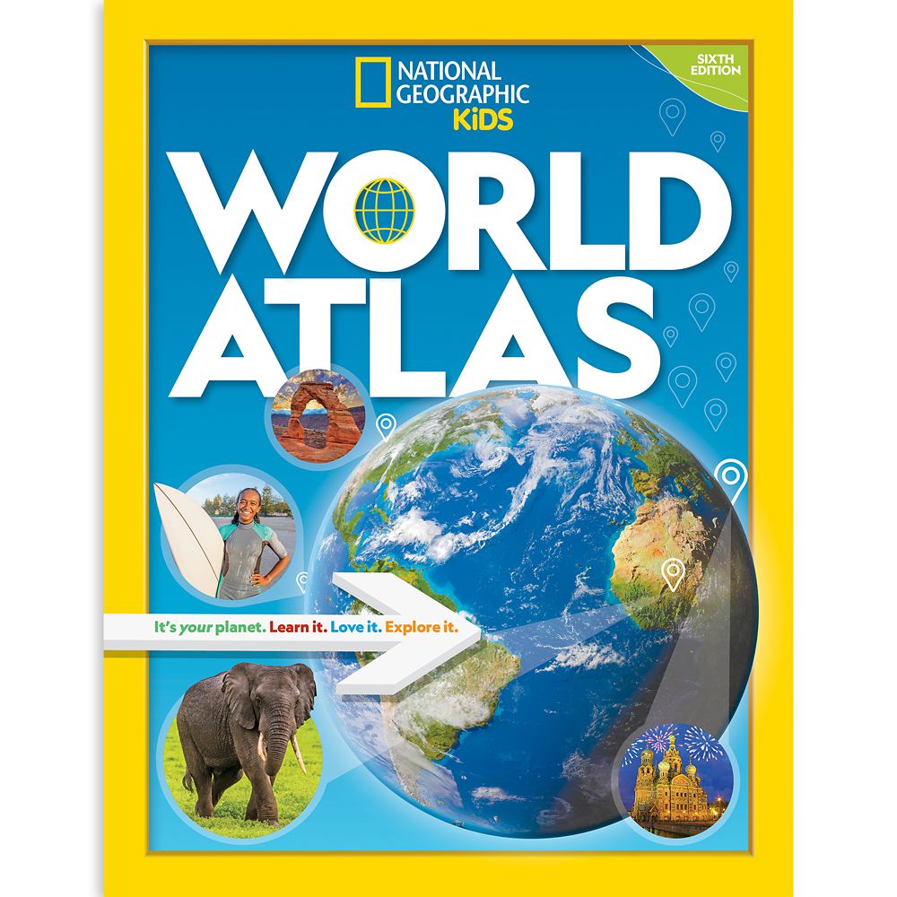 National Geographic Kids World Atlas Book, Sixth Edition Official shopDisney
