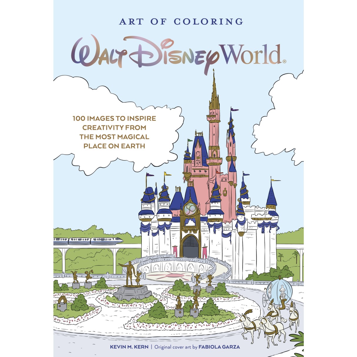 Art of Coloring: Walt Disney World Book