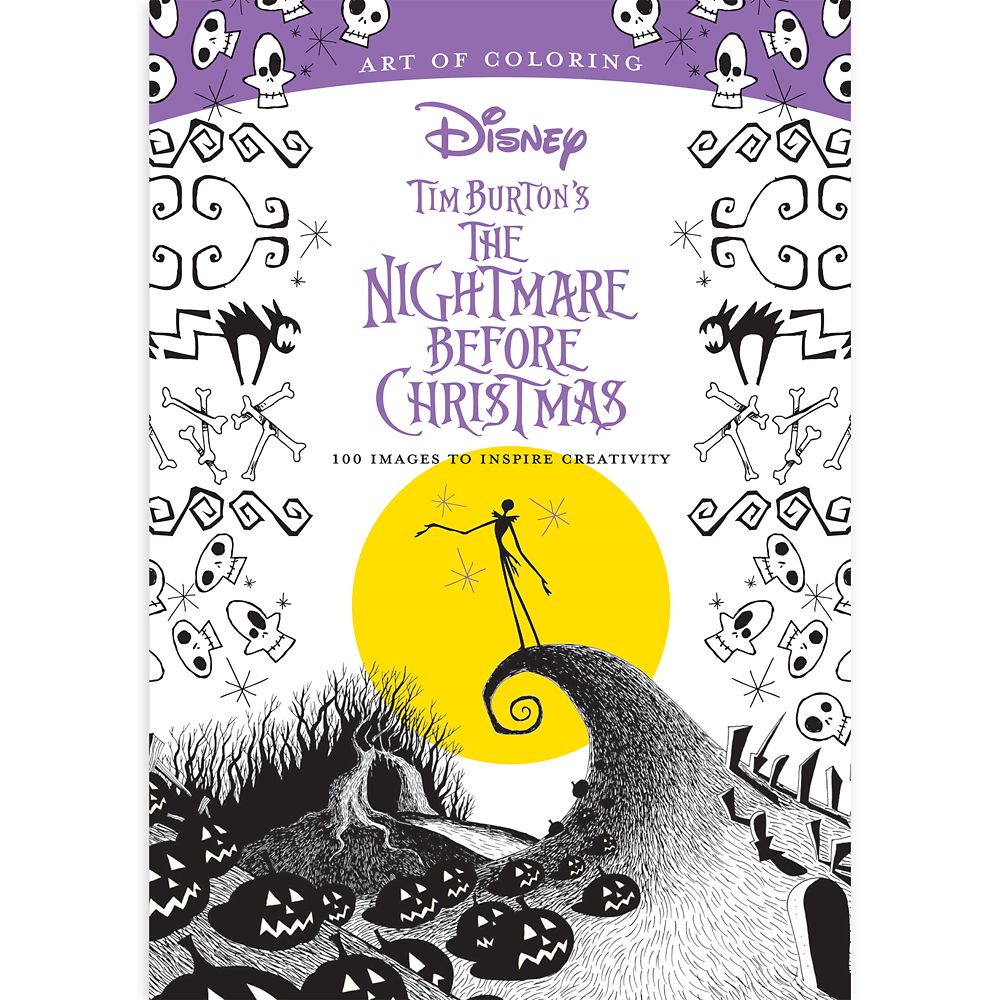 The Nightmare Before Christmas Art of Coloring Book available online for purchase