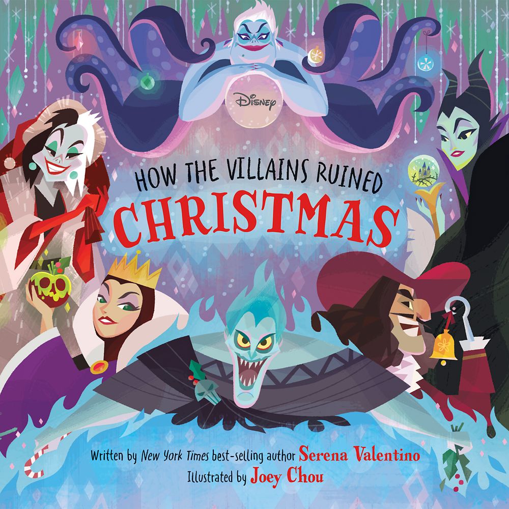Disney Villains: How the Villains Ruined Christmas Book has hit the shelves for purchase