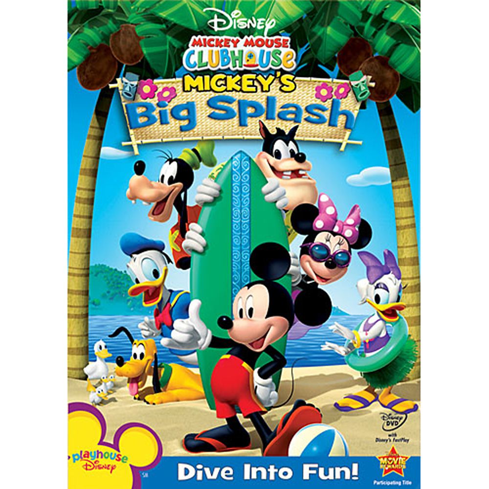 Mickey Mouse Clubhouse Mickey's Big Splash DVD Official shopDisney at